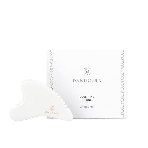 DANUCERA RESCUE SPA CLEAN BEAUTY SUSTAINABLE SKINCARE WHITE JADE SCULTPING STONE