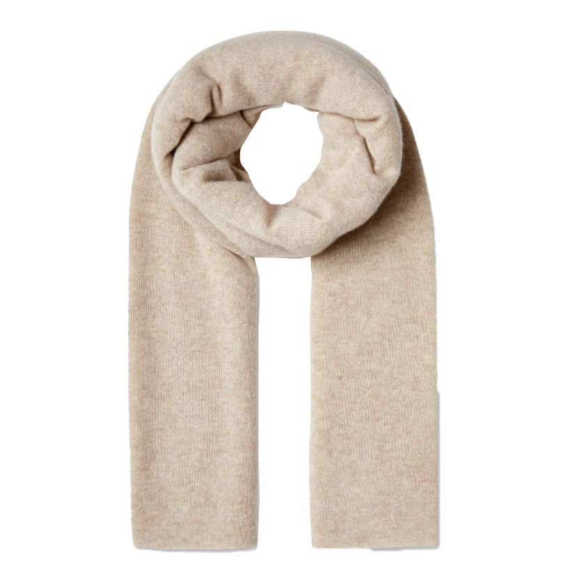 WHITE AND WARREN CASHMERE TRAVEL WRAP KNIT SCARF