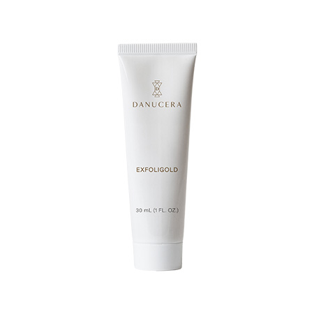 Danucera exfoligold- non-abrasive golden facial scrub.

