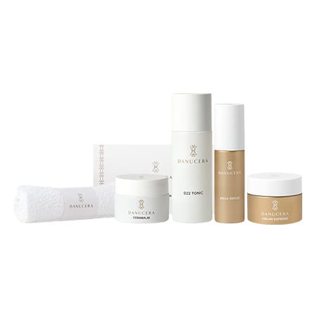 Danucera the Ultimate Daily Skin Ritual skincare set that provides full skincare regimen: Cleansing toning treatment and moisturizing